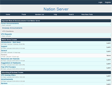 Tablet Screenshot of nationserver.us